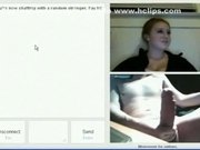 Dude scares lots of girls on omegle with his big cock
